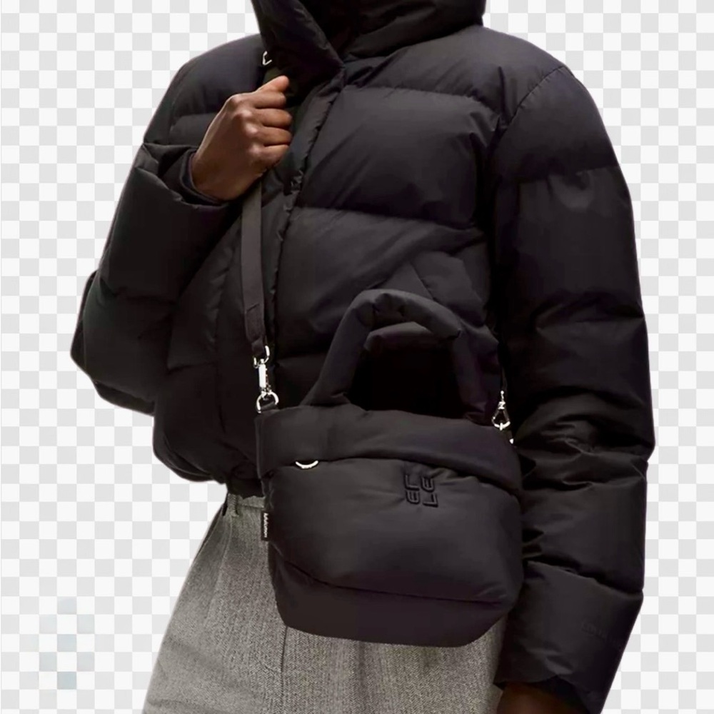 Lululemon athletica Black On My Level Crossbody Puffy Tote Bag Small 3L - NWT